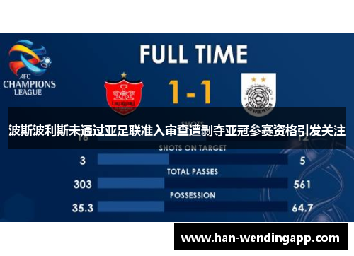 波斯波利斯未通过亚足联准入审查遭剥夺亚冠参赛资格引发关注